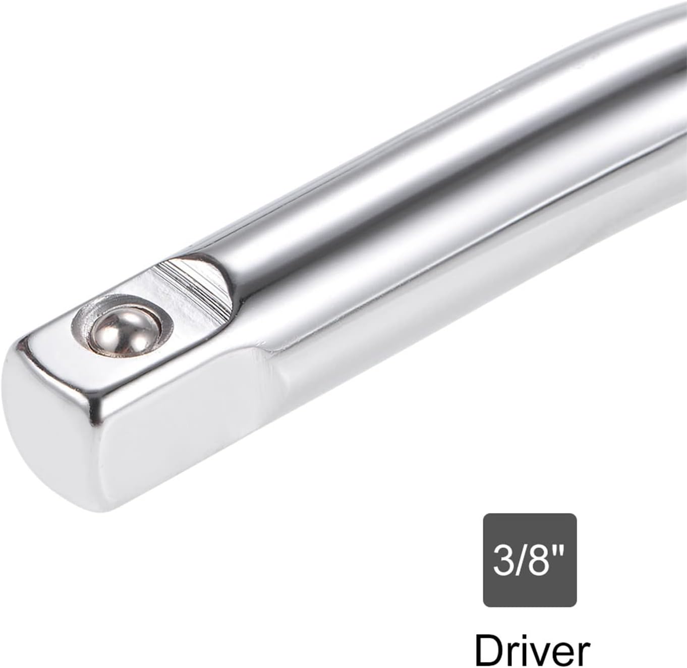 uxcell Juego de disyuntor de enchufe de 12″ y 38″, llave de barra de extensión en forma de L, CR-V
