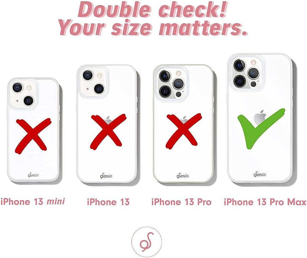 Sonix – Funda transparente para iPhone 13 Pro Max probada en caídas de 10pies, Funda protectora transparente para Apple iPhone 13Pro Max
