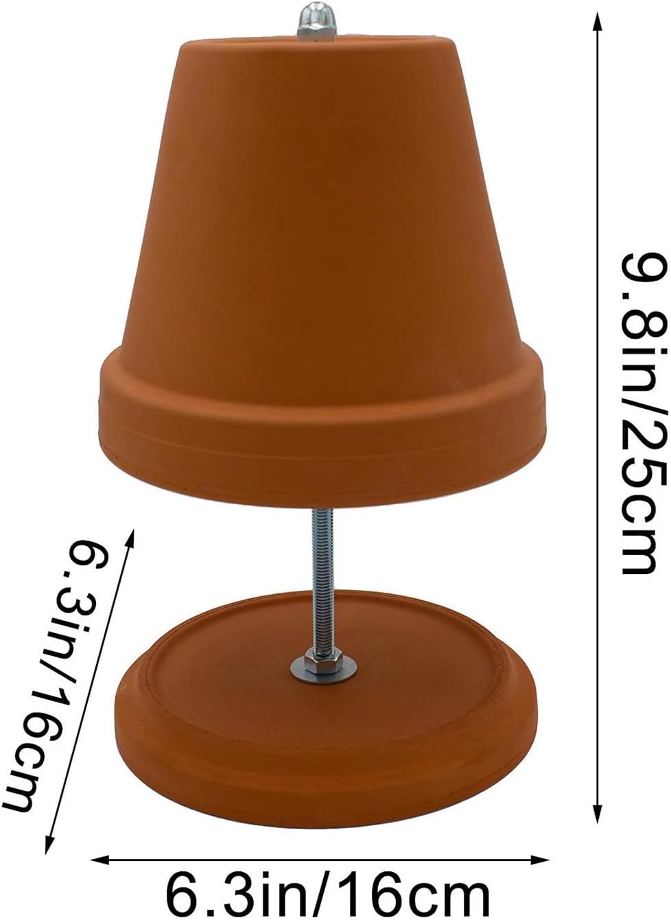Calentador de olla de vela y arcilla, calentador de macetas y velas de arcilla 2024, calentador de luz de té, calentador de tetera, escritorio