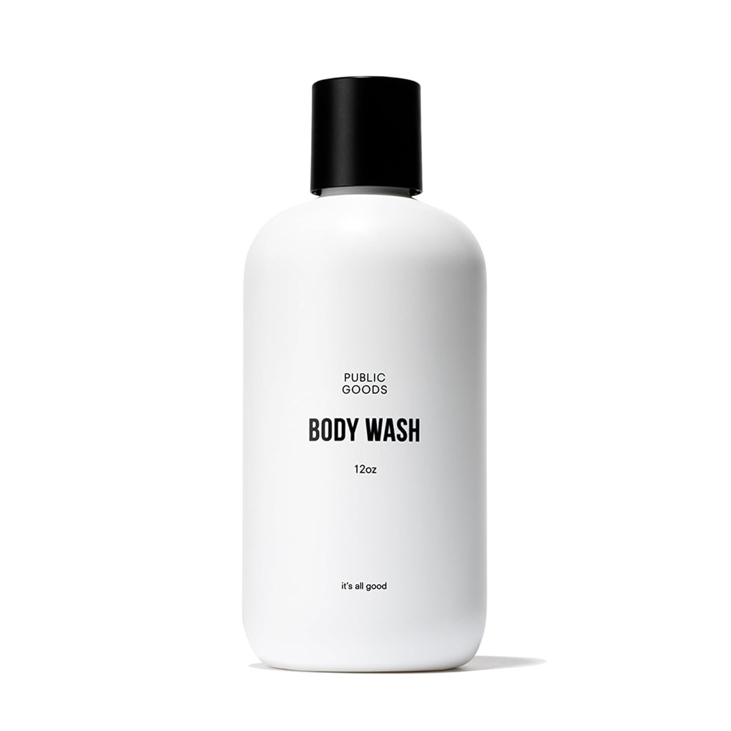 Public Goods Gel de baño para hombres y mujeres  Jabón natural para baño y ducha  Exfoliante corporal hecho con aceites esenciales orgánicos  Sin