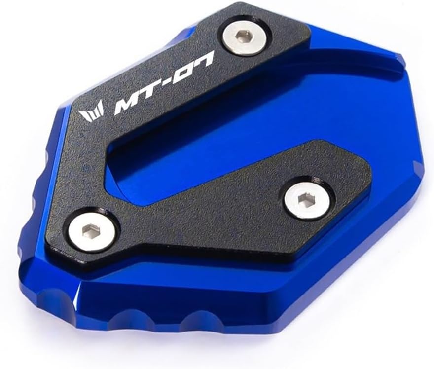 Almohadilla lateral de motocicleta para Y&AMAHA MT07 MT 07 MT-07 2014-2019 2018 2020 2021 Soporte lateral de motocicleta Ampliar extensión Kickstand