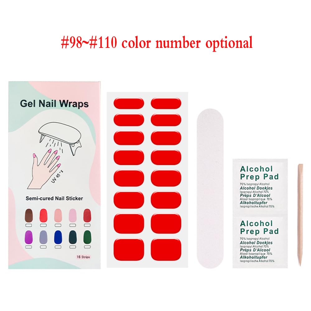 Gellae – Calcomanías de uñas de gel semicuradas, kit de calcomanías de uñas de gel gellea con luz UV, calcomanías de uñas de gel para arte de uñas,