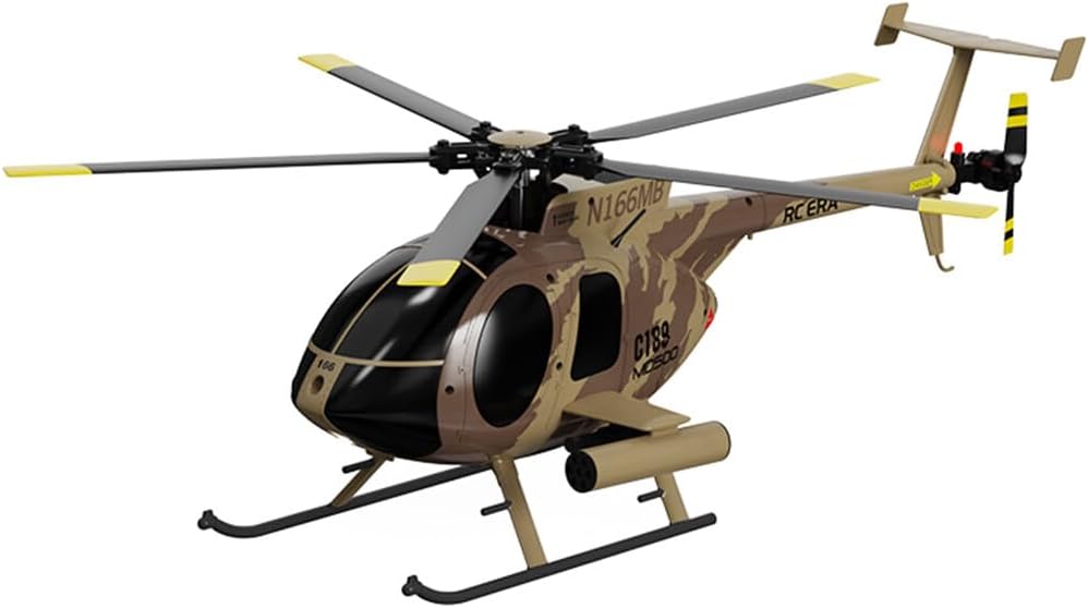 Newcomer Helicóptero RC MD500 C189, modelo de avión 128 2.4G 4CH modelo de helicóptero de un solo rotor, juguetes de helicóptero remoto para niños y
