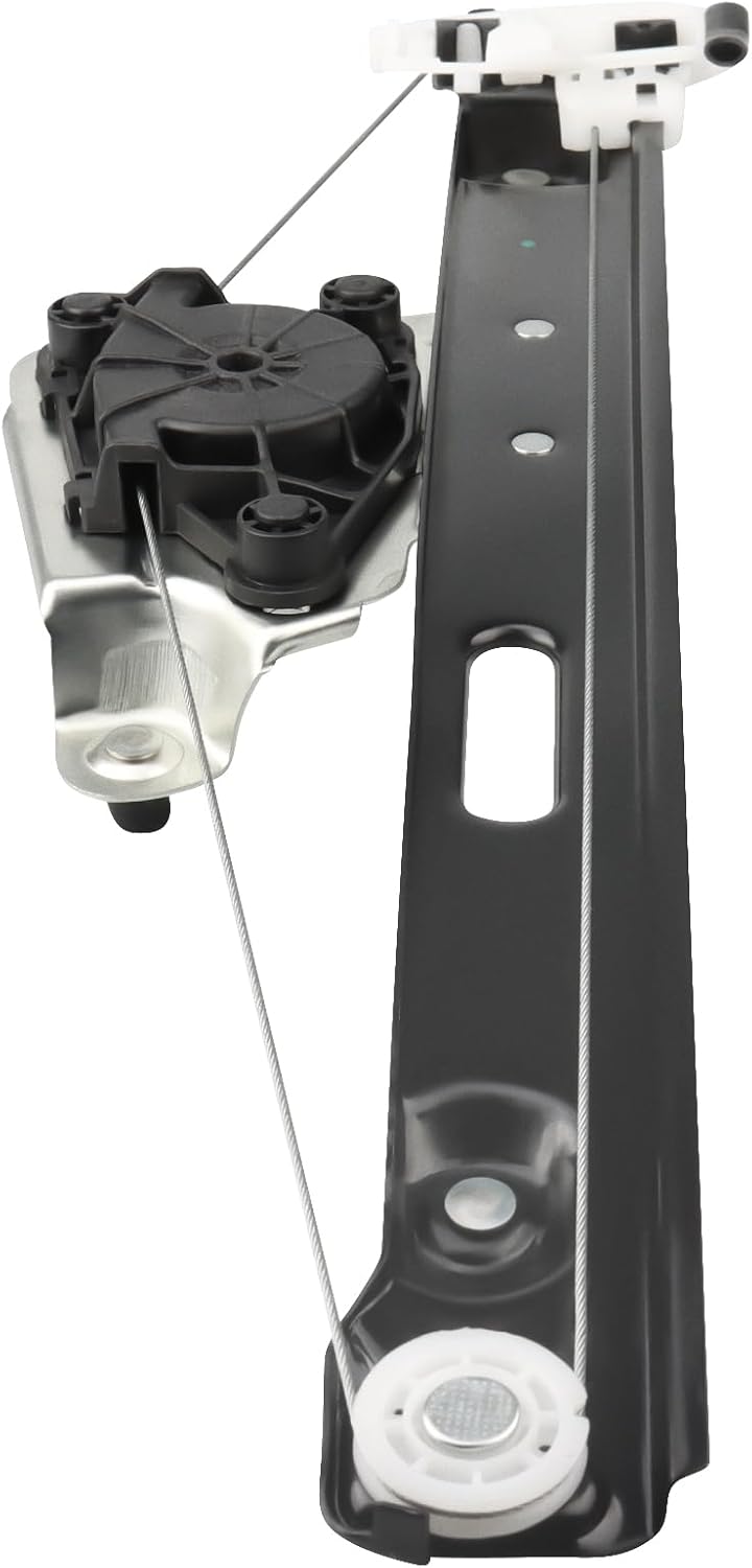 NPAUTO Elevalunas eléctrico del lado del pasajero trasero sin motor de repuesto para BMW E90 E91 323i 325i 328i 330i 335i M3 2006 2007 2008 2009
