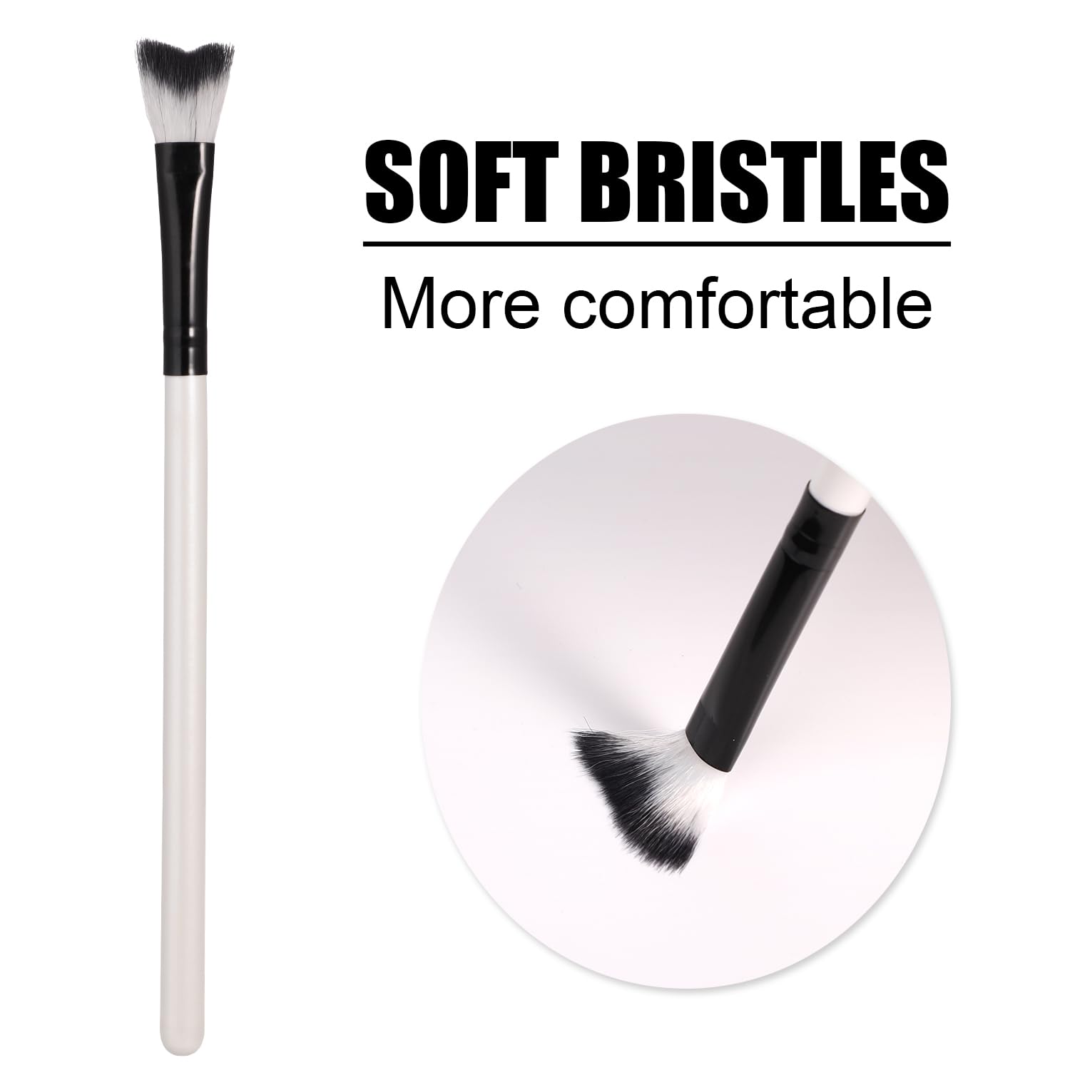 5 cepillos para champú de pestañas, cepillo de limpieza para extensiones de pestañas, cepillo limpiador de pestañas suave para eliminación de