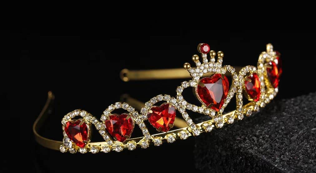 KDLCY Evie – Disfraces de los descendientes para niñas, pelucas de cosplay para niñas, peluca de cosplay con corona para disfraces de Halloween y