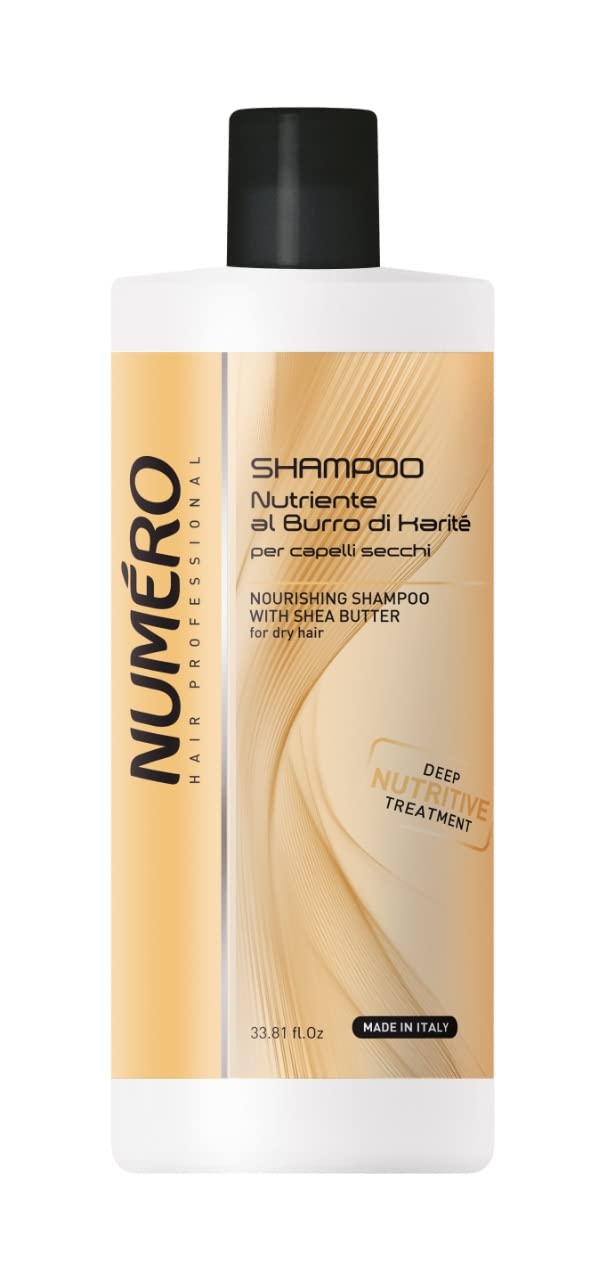 Numero Champú nutritivo con manteca de karité para cabello seco (33.81 fl.oz.)
