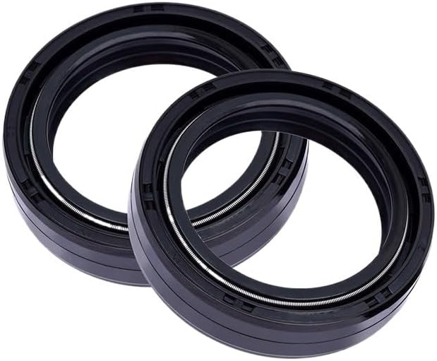 35x47x10.5 Front Fork Suspension Damper Oil Seal 35 47 Dust Cover FOR GUZZI 350 V 35 II serie 1982-92 500 V 50 MONZA 82-86 (Color  2x oil seal 2x