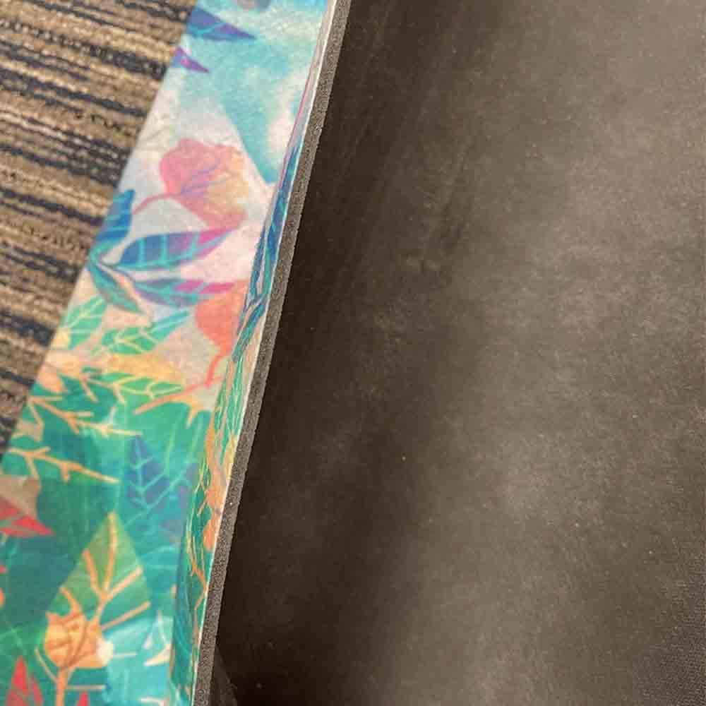 Tapete personalizado con texto en inglés Please Be Mindful of the Energy You Bring Into This Space, tapete de yoga para cumpleaños, regalo amoroso