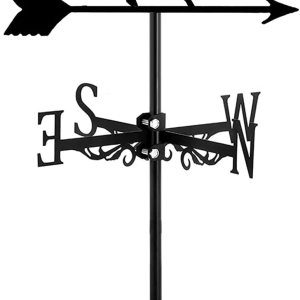 Adorno de animales de veleta para montaje en techo, indicador de dirección, campana para exteriores, granja, viento, jardín, paddock, decoración de Adorno de animales de veleta para montaje en techo, indicador de dirección, campana para exteriores, granja, viento, jardín, paddock, decoración de