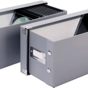 Snap-N-Store Caja de almacenamiento de CD Paquete de 12 Soporte duradero para discos con tapa para almacenar discos (paquete de 2 CD, Ultimate Snap-N-Store Caja de almacenamiento de CD Paquete de 12 Soporte duradero para discos con tapa para almacenar discos (paquete de 2 CD, Ultimate