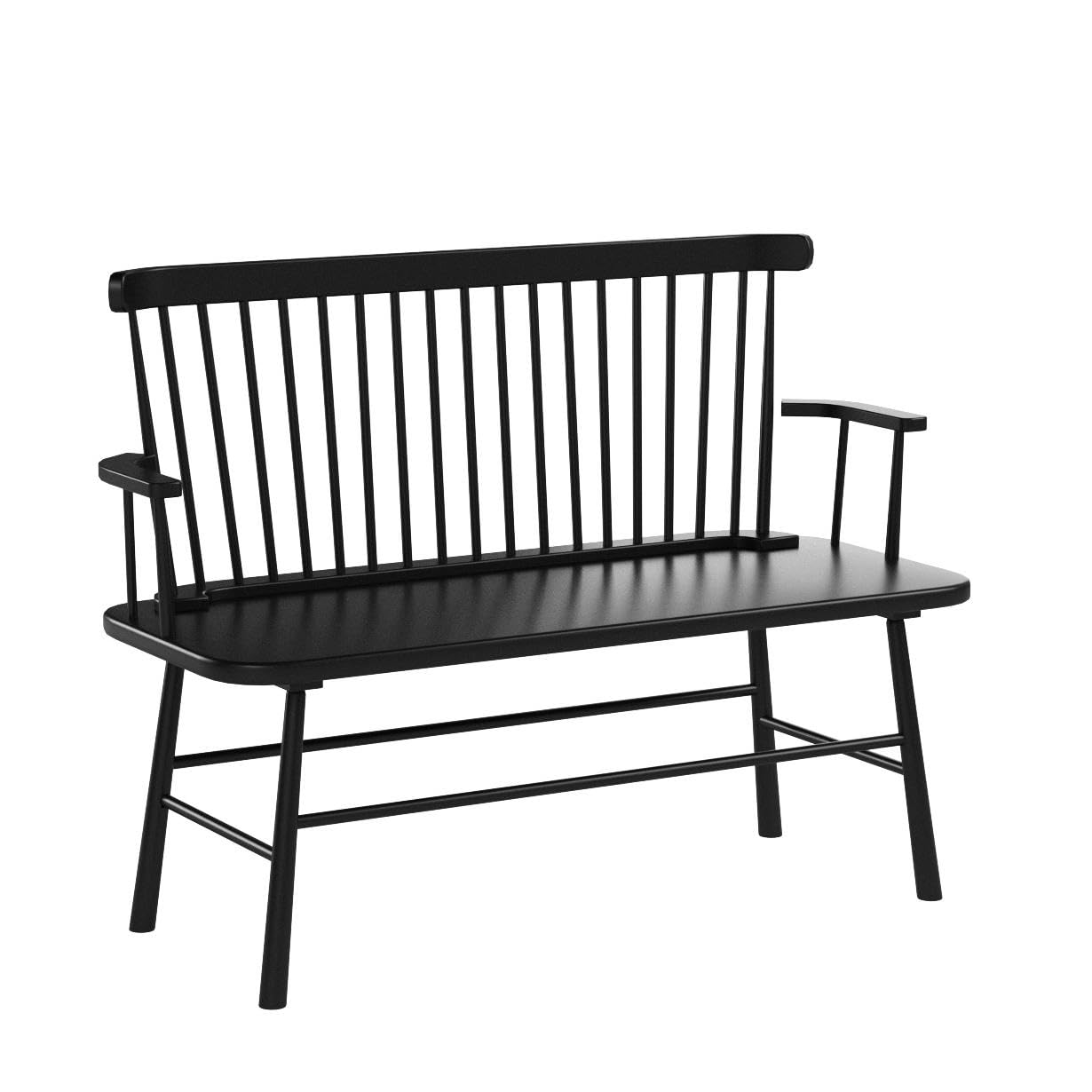 Jerimiah – Banco de madera negra Crown Mark