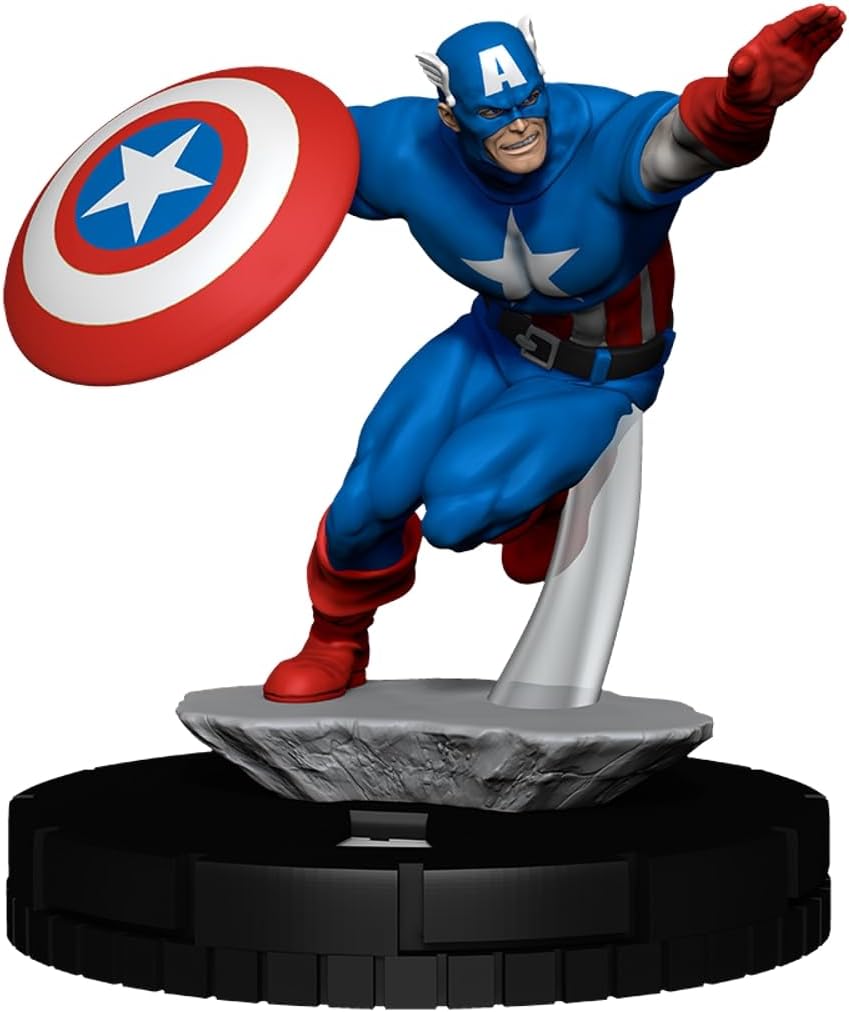 Marvel HeroClix Avengers 60th Anniversary Play at Home Kit Capitán América