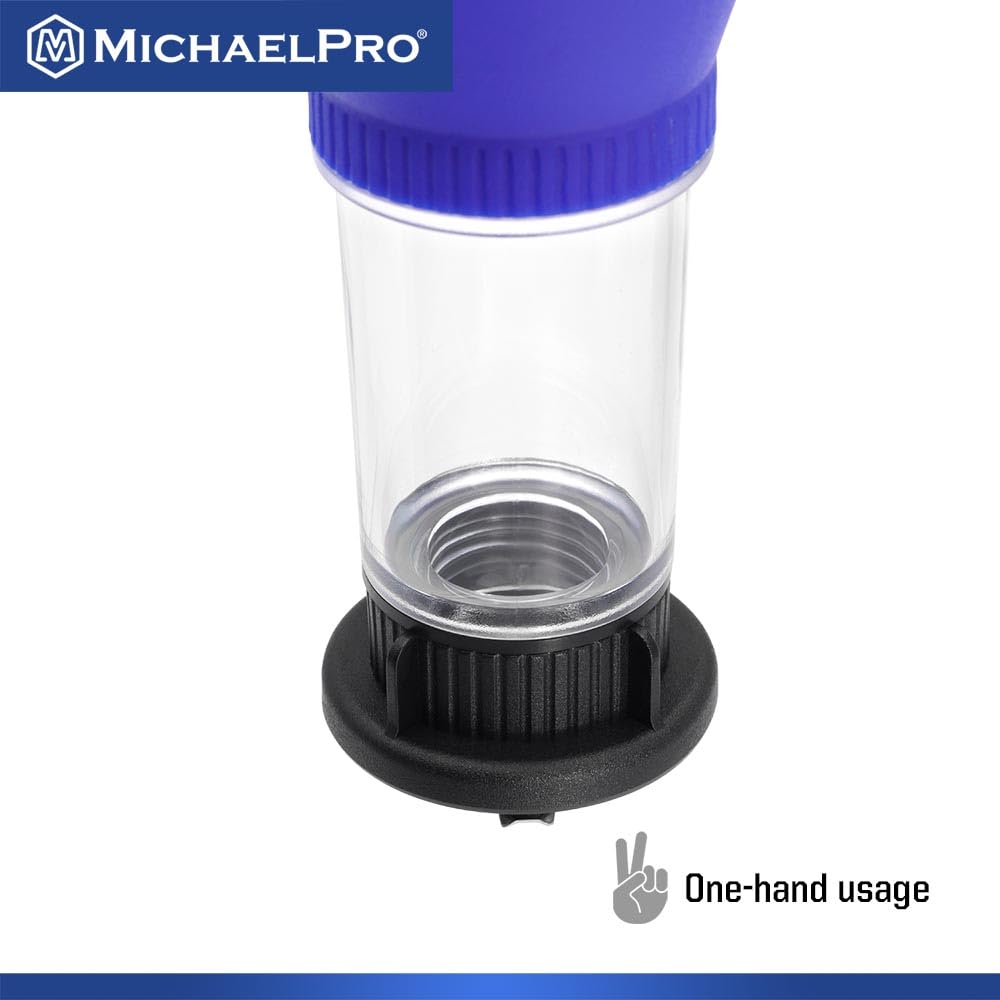 MichaelPro Embudo de aceite sin derrames para Mercedes-Benz y BMW, adaptador de clip para vehículos años 2018 y anteriores, diseño manos libres para