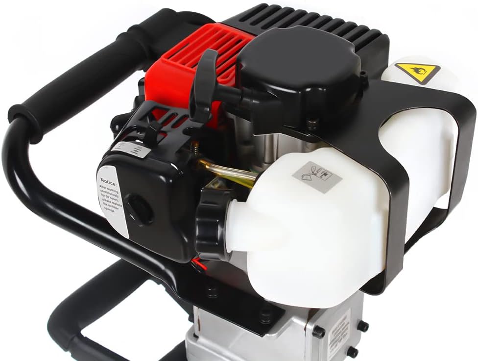 2 tiempos Gasolina Power T Post Driver Pila Motor Cerca Post Hole Digger 32.6CC Gas-Powered Farm & Home Series Post Driver