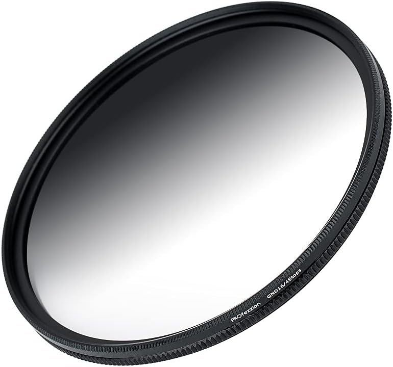 PROfezzion Filtro ND gradual circular suave de 1.929 in, filtro de densidad neutra de grado ND2-ND16 para Canon EOS R10 R50 R100 M50 M5 M6 Mark II