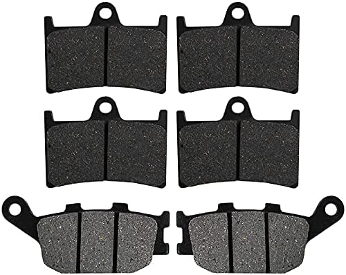 Motorcycle Front and Rear Brake Pad FOR YA-MA-HA MT-09 900 Sport Tracker Street Rally Tracer GT XSR900 Abarth FZ1 1000 Fazer MT-10 (Color  Front and