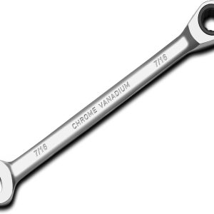 Egofine Llave combinada de trinquete de 7 a 16 pulgadas SAE, llave de engranajes de grado industrial con diseño de 12 puntos, trinquete de 72 Egofine Llave combinada de trinquete de 7 a 16 pulgadas SAE, llave de engranajes de grado industrial con diseño de 12 puntos, trinquete de 72