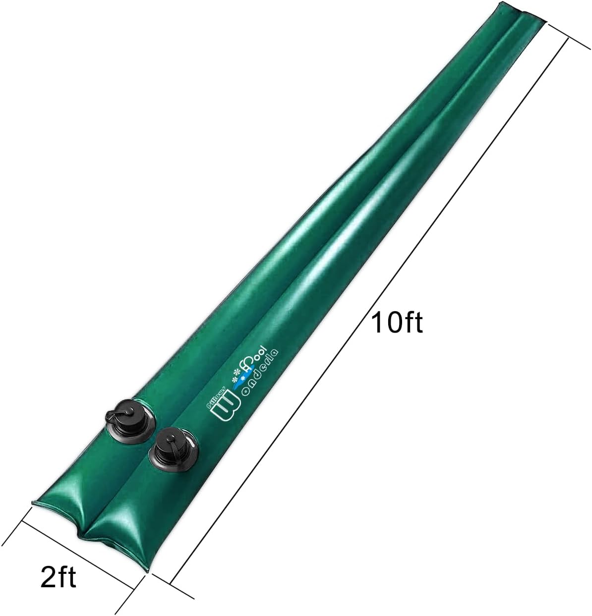 Wonderla Bolsas de agua para piscina (paquete de 5), tubos de agua de doble cámara súper duraderos de 10 pies, vinilo de 0.016 in (calibre 27)