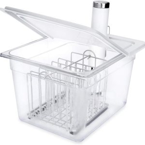 EVERIE – Contenedor para Joule Sous Vide, Contenedor con tapa y estante EVERIE – Contenedor para Joule Sous Vide, Contenedor con tapa y estante