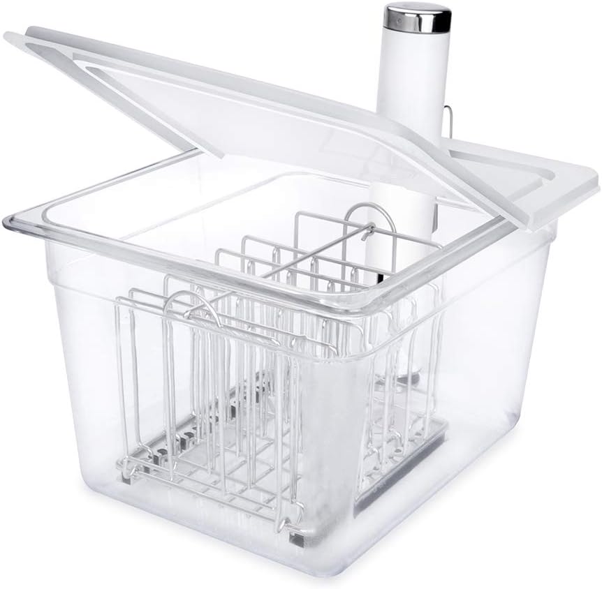 EVERIE – Contenedor para Joule Sous Vide, Contenedor con tapa y estante