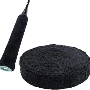 Cinta de agarre de raqueta de tenis de 16.4 pies, cinta absorbente para raquetas de bádminton, agarre antideslizante, rollo de cinta de toalla de Cinta de agarre de raqueta de tenis de 16.4 pies, cinta absorbente para raquetas de bádminton, agarre antideslizante, rollo de cinta de toalla de