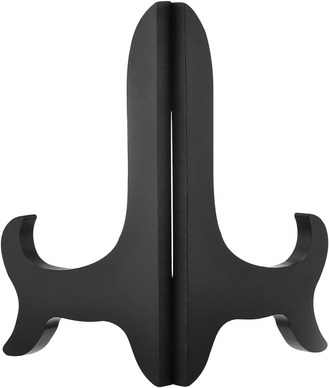 uxcell 2pcs 5″ soporte de placa de caballete, soporte de exhibición plegable de madera negro para marco de imagen decorativo