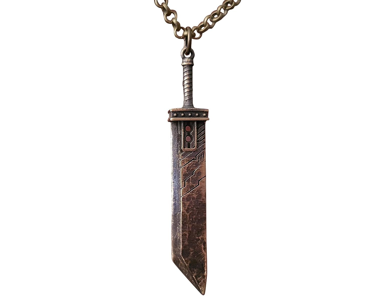 Cloud Buster Sword Pendant Necklace