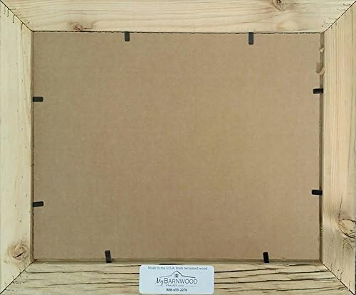 MyBarnWoodFrames – Marco de fotos rústico de madera de granero recuperada de 16 x 20 pulgadas (ancho del marco de 1.5 pulgadas)
