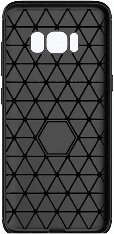 Asuwish Funda para Samsung Galaxy S8 Plus con protector de pantalla de vidrio templado y accesorios para celda, protector delgado Glaxay S8plus S 8