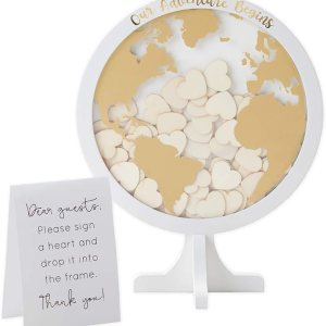 Kate Aspen Libro de invitados de boda alternativo – Our Adventure Begins Globe Frame Recuerdo (22101NA), negro Kate Aspen Libro de invitados de boda alternativo – Our Adventure Begins Globe Frame Recuerdo (22101NA), negro