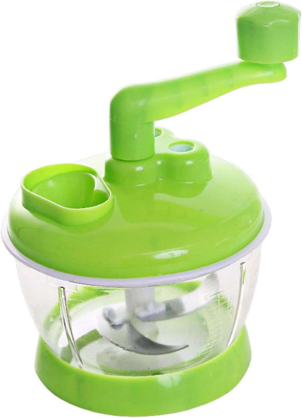 Picadora manual de ajo, manivela de verduras, picadora de cebolla, picadora manual de alimentos, picadora de verduras, procesador de alimentos para