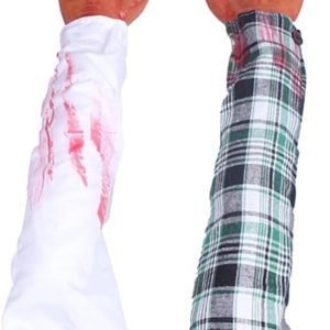 PRETYZOOM 2 piezas de brazo falso de Halloween, manos ensangrentadas rotas, partes del cuerpo de mano dividida, accesorios de miedo, broma para casa PRETYZOOM 2 piezas de brazo falso de Halloween, manos ensangrentadas rotas, partes del cuerpo de mano dividida, accesorios de miedo, broma para casa