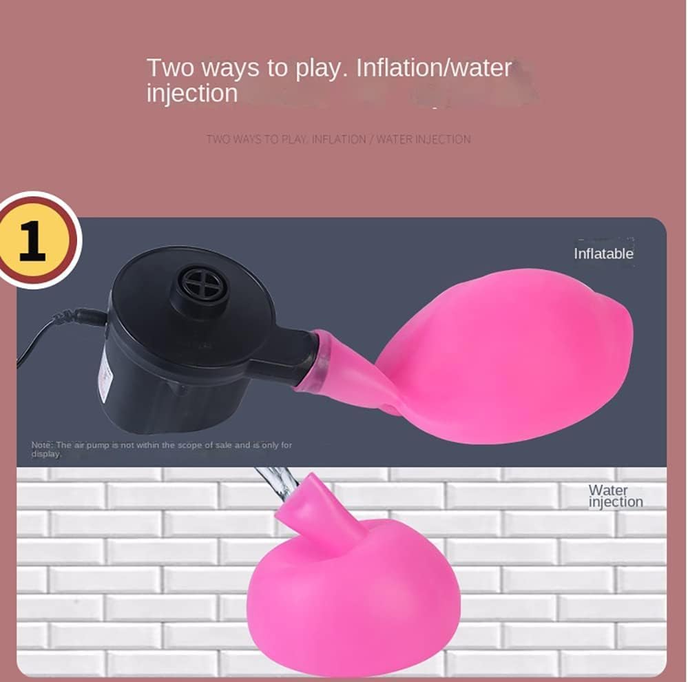 Bola de burbujas llena de agua de 36 pulgadas, bola de globo de burbujas que sopla bola TPR creativa de inyección de agua, juguete divertido para