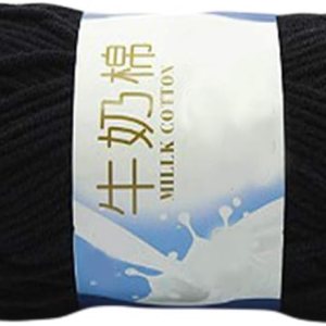 1.76 oz Mezcla de Algodón Crochet Tejer Ropa de Bebé Bufanda Sombrero Suéter Hilo de Lana Educación Juguete Almohada Negro 1.76 oz Mezcla de Algodón Crochet Tejer Ropa de Bebé Bufanda Sombrero Suéter Hilo de Lana Educación Juguete Almohada Negro
