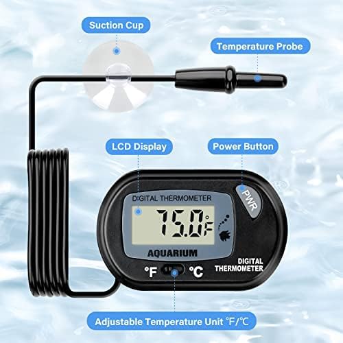 iPower Almohadilla de calor para reptiles de 4 W8 W16 W24 W, calentador de terrario debajo del tanque, alfombrilla térmica y controlador de