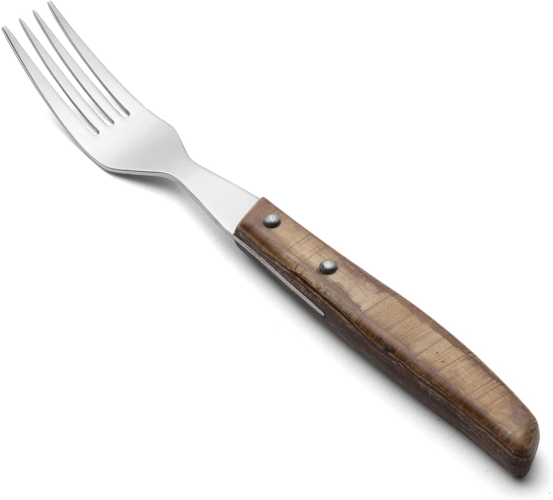 ARCOS Tenedor para carnes de acero inoxidable nitrum de 8 pulgadas. Mango ergonómico POM de polioximetileno y hoja de 3.543 in. Serie Mesa. Perfecto