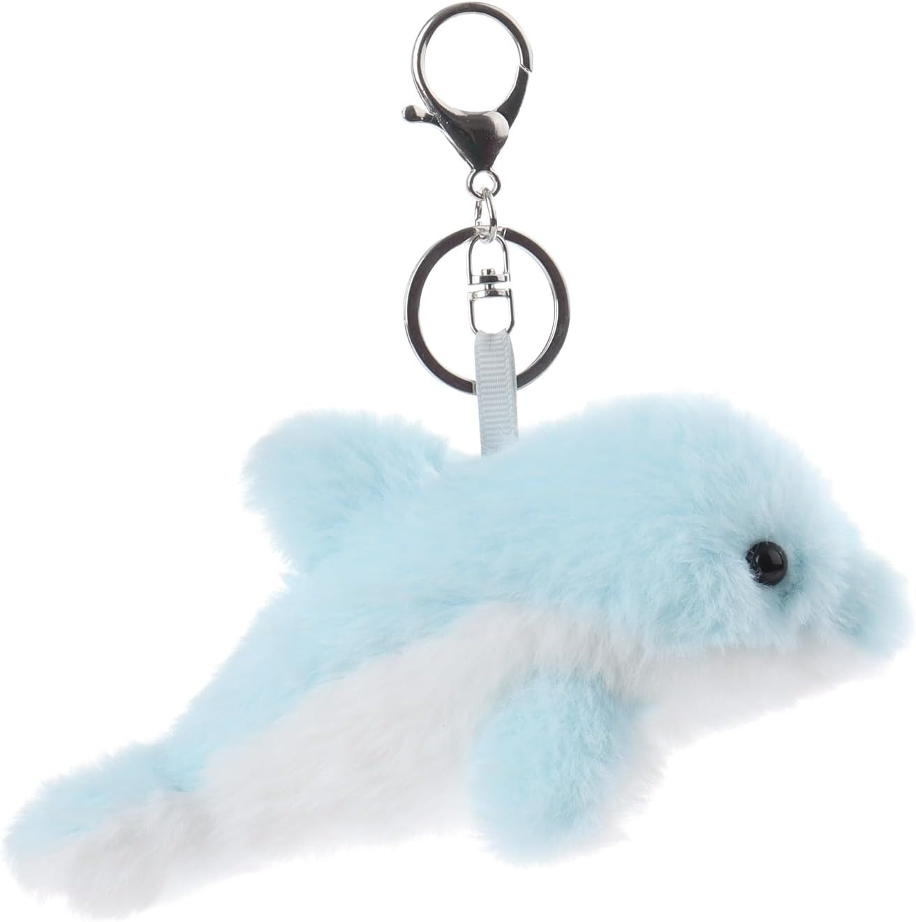 Apricot Lamb Cute Toys – Llavero suave de delfín de peluche para bolsa de niños, bolso, mochila y bolso (6 pulgadas)
