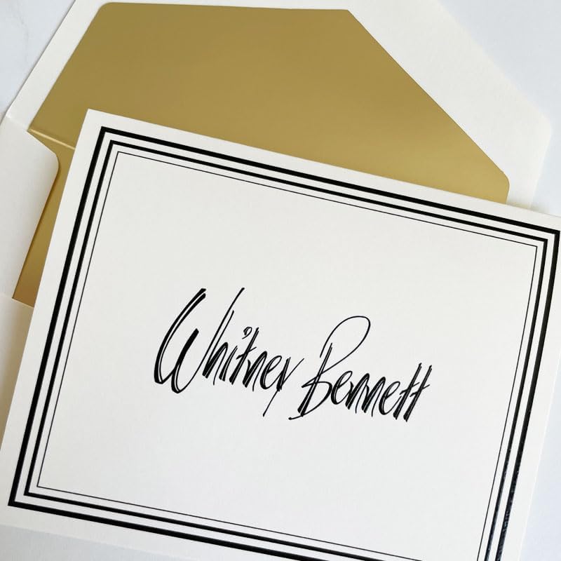 Colony – Notas plegables personalizadas, papelería de tinta elevada