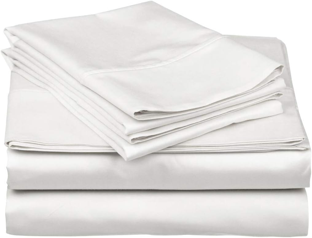 Lujoso y único juego de cama redondo de 3 piezas de algodón 100% natural de 800 hilos (92 pulgadas de diámetro, tamaño King) de 15 pulgadas de