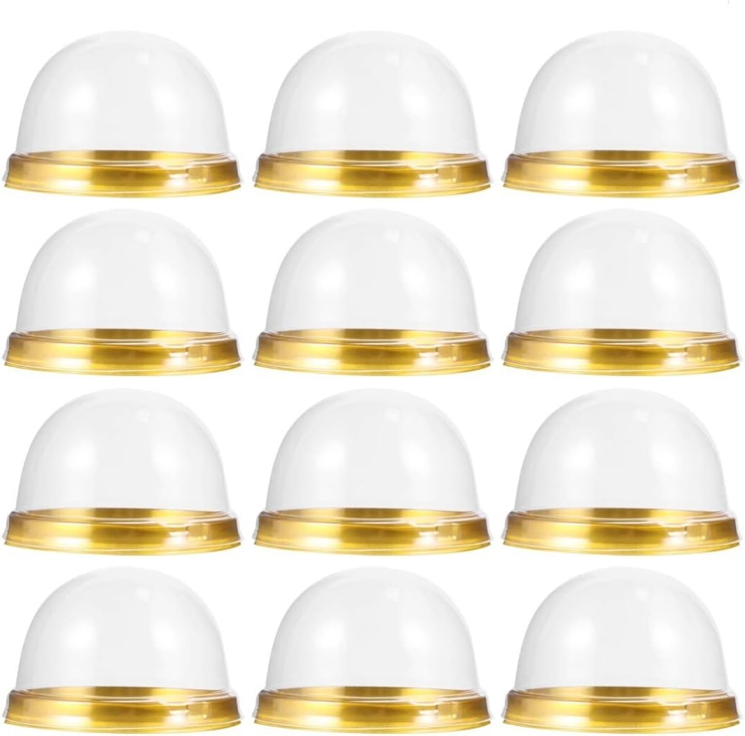 ULTECHNOVO 50 recipientes de embalaje de pastel de luna para tapas de galletas, cúpulas, contenedor de pastel de luna, cajas de pastel pequeñas,