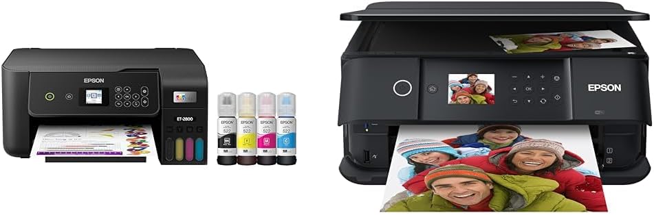 Epson EcoTank ET-2800 Impresora Supertank sin cartuchos con escaneo y copia, la impresora básica ideal para el hogar, impresora fotográfica