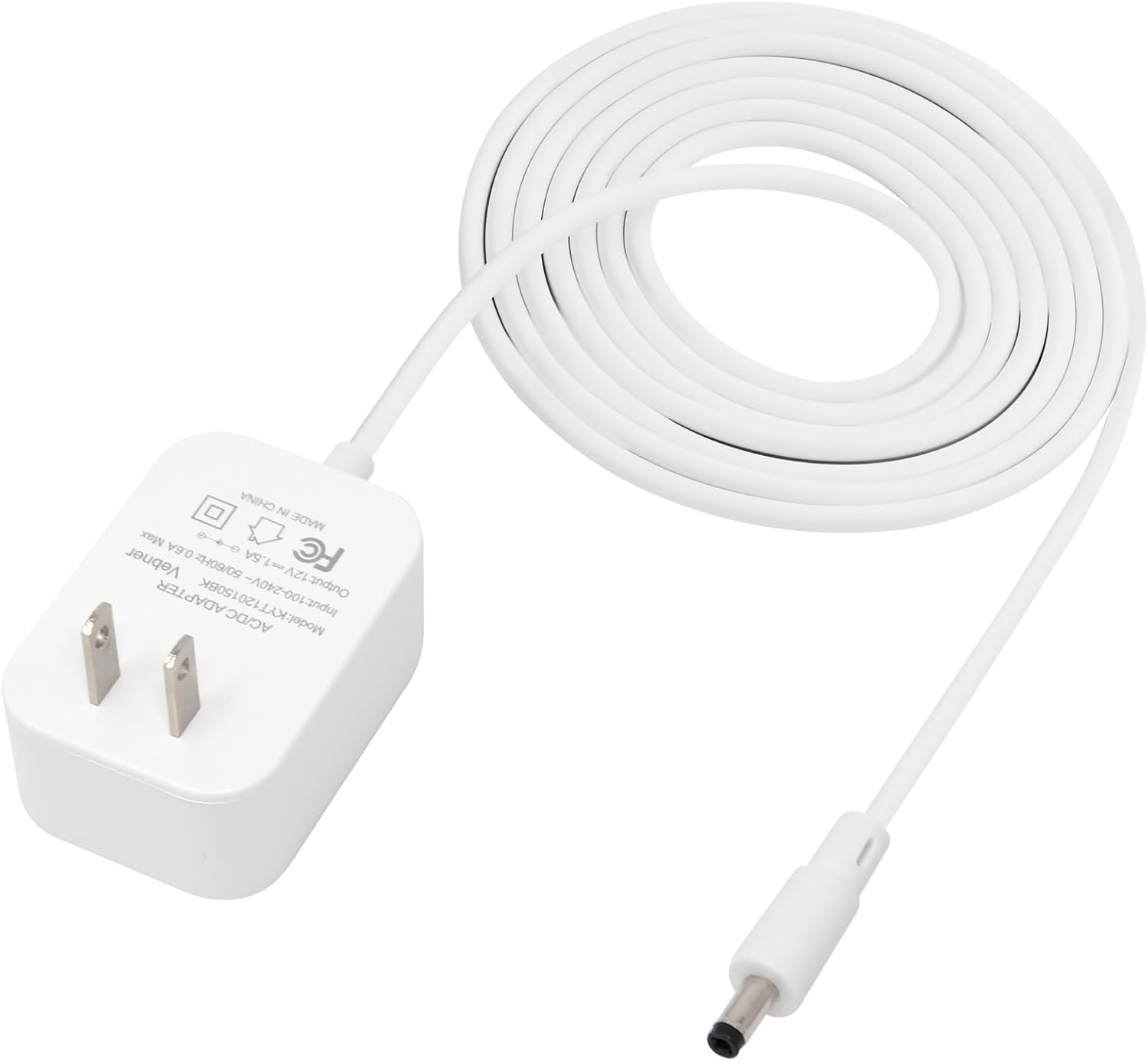 Vebner Cable de alimentación compatible con cable de alimentación Tienda Echo de 15 W, 6 pies, Echo (3rd Ten), Echo Plus (2. generación), Echo Show