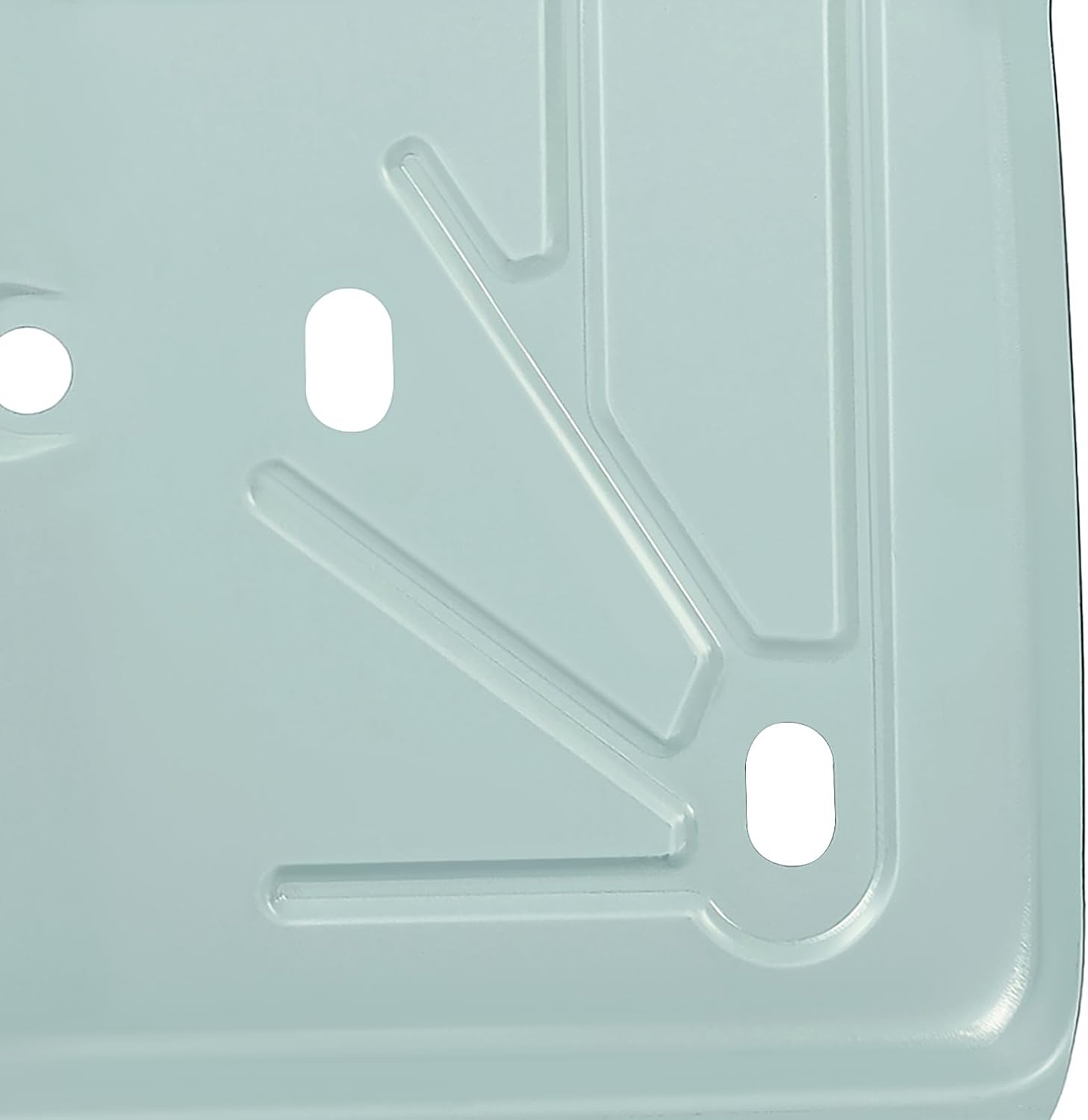 KUAFU Bandeja de piso delantera compatible con Jeep TJ Wrangler 1997-2006 Par plateado