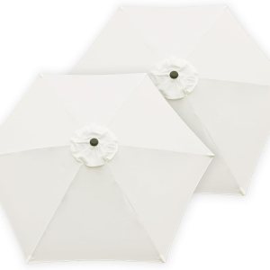 Sombrilla de patio de 9 pies de repuesto para 6 varillas (2 unidadespaquete) Sombrilla de patio de 9 pies de repuesto para 6 varillas (2 unidadespaquete)