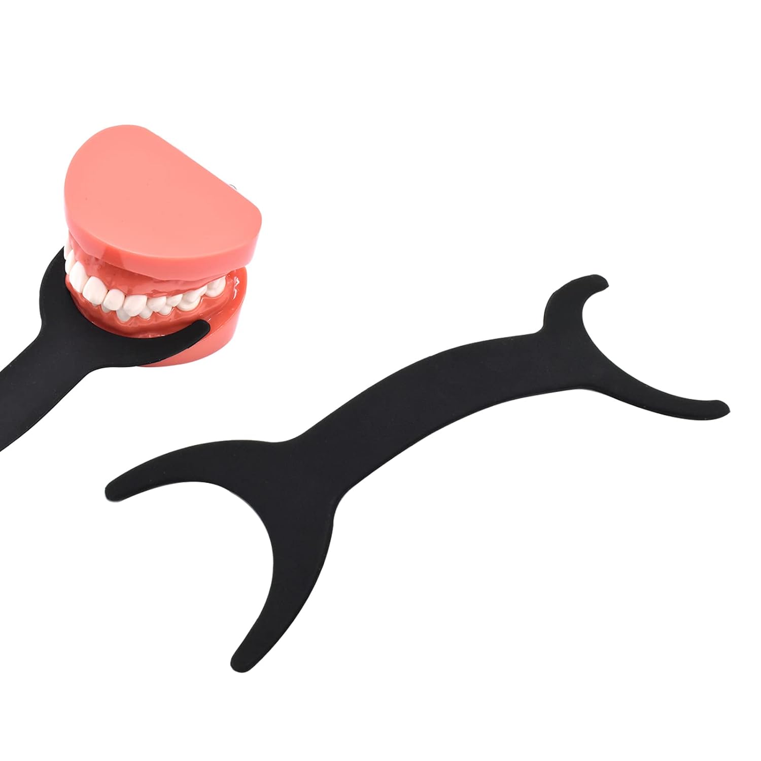 Angzhili 2 piezas de silicona para fotografía de ortodoncia dental, tablero de fondo de fotografía intraoral flexible, tablero de fondo negro (C1+C2)