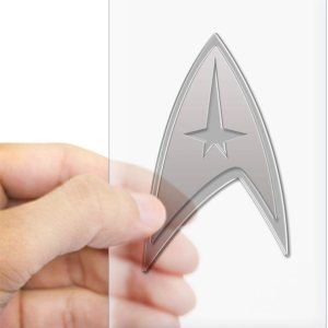 CafePress Star Trek – Adhesivo metálico plateado para parachoques (rectán rectangular) CafePress Star Trek – Adhesivo metálico plateado para parachoques (rectán rectangular)