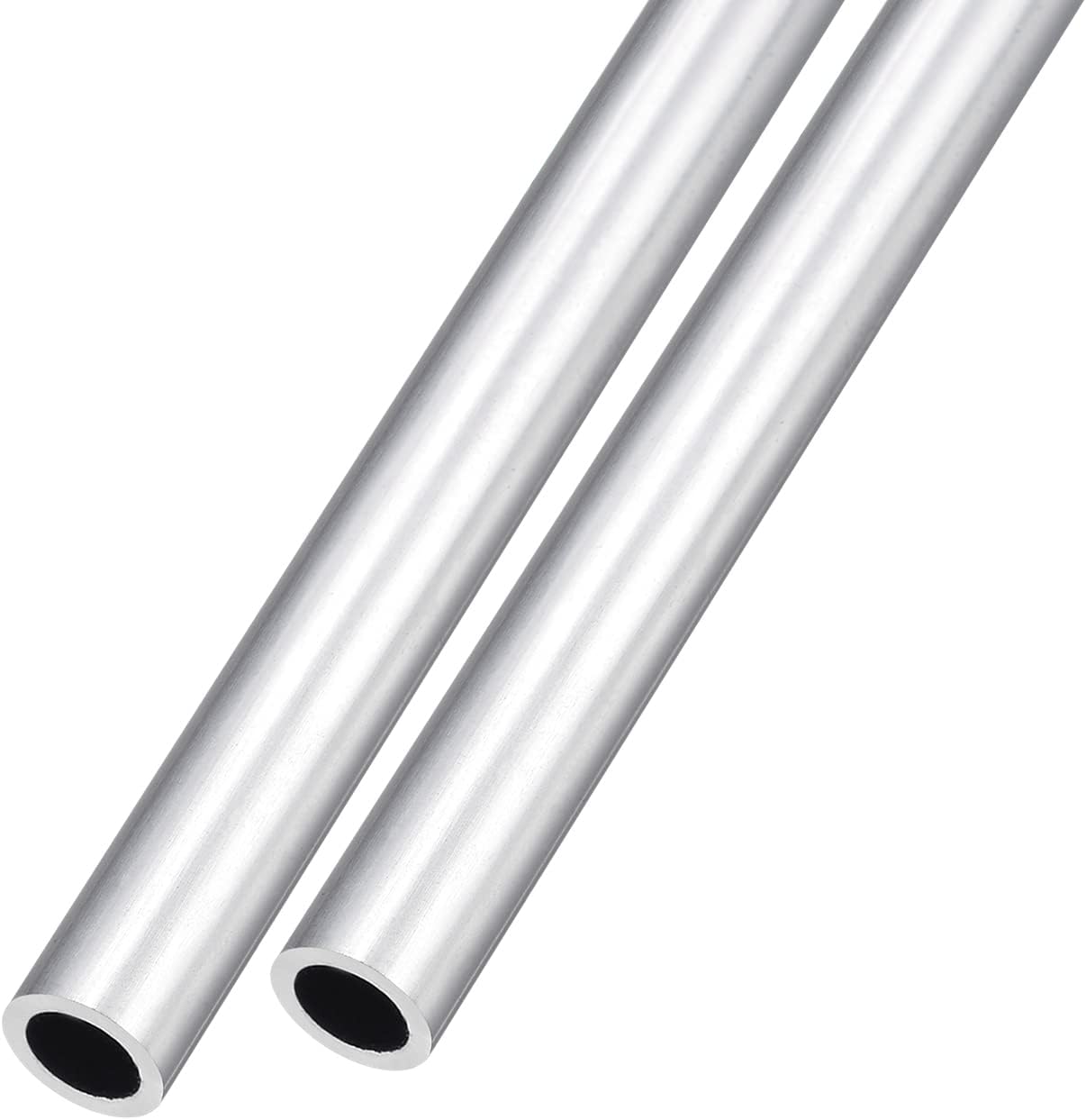 METALLIXITY Tubo de aluminio 6063 (0.394 in de diámetro x 0.276 in de diámetro interior x 11.811 in de largo), 2 piezas, tubo redondo de aluminio –