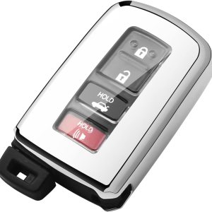 Tukellen Funda protectora especial de TPU suave compatible con Tundra Tocoma Sequoia 4Runner Highlander RAV4 Camry Corolla Avalon-Plata Tukellen Funda protectora especial de TPU suave compatible con Tundra Tocoma Sequoia 4Runner Highlander RAV4 Camry Corolla Avalon-Plata