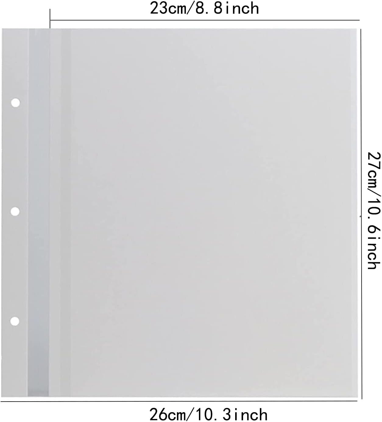 AIOR Álbum de fotos autoadhesivo para álbumes de recortes, 20 páginas para AIOR de 11 x 10.6 pulgadas, álbum de recortes, con 3 tornillos de